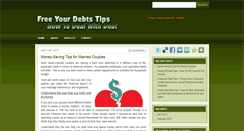 Desktop Screenshot of freeyourdebtstips.com
